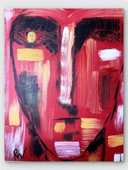 Original Hand Painted 11×14 Acrylic Signed Canvas Home Wall Art Decor He Sees