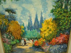 Dimitri Polak Framed Embellished Serigraph on canvas „A Summer Day“