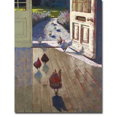 Girls Day Out by Lisa Timmerman Gallery-Wrap Canvas Giclee Art (27 in x 21 in)