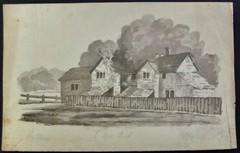 Fanny Milton 1832 Watercolor „In Hyde Park“ Signed, Titled And Dated In Pencil