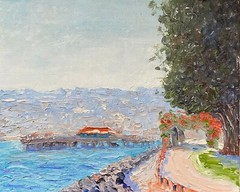 Gorgeous Oil Painting. Original. Signed. San Diego Scene. Impressionist Fine Art