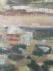Impressionist Painting Impressionism Beach Coast Nautical Bowen Island Harbor
