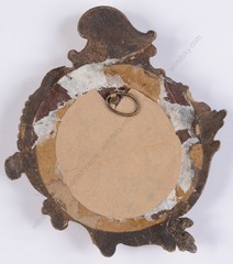 „Double portrait of a married couple“, Dutch oil/copper miniature, 2nd H 17th C