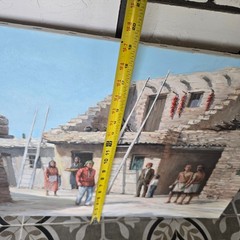 original vintage southwestern oil painting