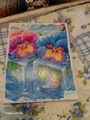 Tamara Russell Signed Original Acrylic Paintings Lot – Nature, Fantasy, Animals