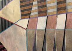 Original Post Modern Abstract Geometric Painting By Mike Moor