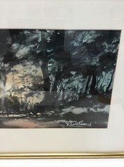 W. Donaldson Watercolor “A Day Ending” Framed 19” x 12.75” Sight 13.75” x 7.5”