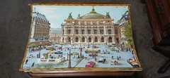30×20 Palais Garnier Acrylic On Canvas Mid Century WallHanging SeePics4Condition