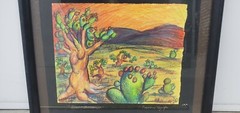 Candace Byington Art Pastel Southwest Scene „desert landscape“