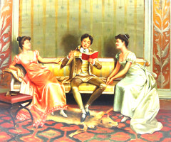 OLD Painting on Wood Board UNIQUE RARE Repro 86 Reggianini RARE Find COLLECTOR