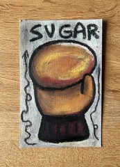 Jean-Michel Basquiat Original 1980 Souvenir Postcard SAMO