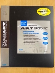 art profolio storage display book for art and photography 8 1/2”x11”