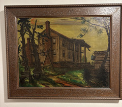 Original Oil Painting by Raiford J. Wood „The Last of Lawson Hill“ Gothic Style