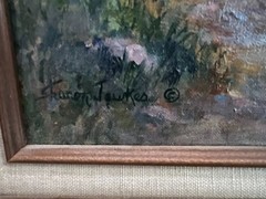 ORIGINAL OIL PAINTING CANVAS SIGNED BY SHARON JEWKES, THE GIFT OF SPRING 19×23