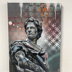 Julius Caeser WAR Street Art Edition Painting Tattoo Art graffiti Art Street Art