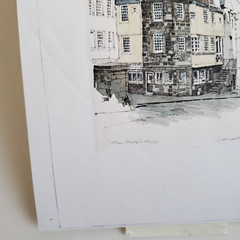 John Knox’s House Edinburgh Scotland – Is it a Print or a Watercolor Painting??