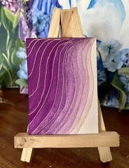 ACEO Original Art Card 2.5″x3.5″ Abstract Multi-Media Painting