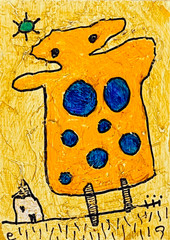 e9Art ACEO: she looked as if she had forgiven the world, which was both …