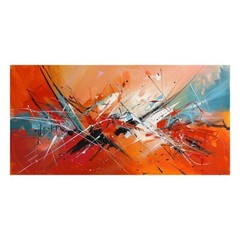 Red Handpainted Abstract Oil Paintings On Canvas Wall Art Picture Home Decor