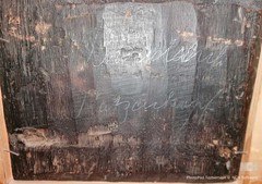 Niederl. Oilg. Farm game behind the house around 16/17th century.?