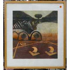 Pacific Northwest Artist Bill RItchie „Collection III“ 1968 Signed Etching