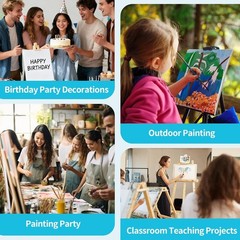 8×10 Canvas for Painting, 12 Pack Canvas Boards for Painting Primed Acid Free