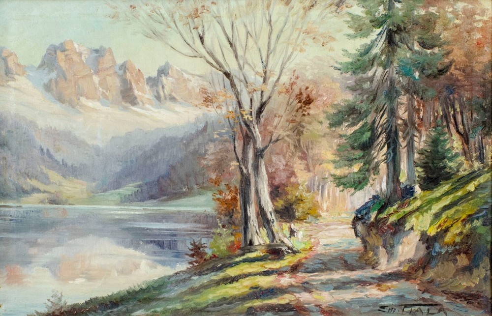 Emil Fiala (Czech,1869-1933) oil painting antique 132278
