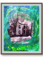 Modern Nostalgia Mixed Media Home Decor 11×14 Original Signed Wall Art BACH