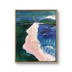 Impressionism Seaside Landscape Original Art Canvas Unique Coastal
