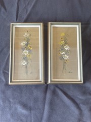 Vintage Original Signed Nancy Lee Oil Painting on Canvas And Professional Framed