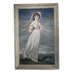 Vintage Paint By Numbers Pinkie LARGE 21″ x 31″ in Original Frames Reproduction