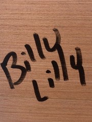 Billy Lilly painting SIGNED ON BACK