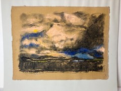 „Stapafell, Iceland“, Heinrich G. Noé, 2016, Pastel, 51×39 cm