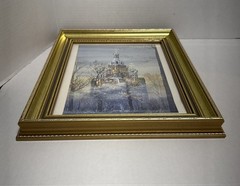 Russian Watercolor Painting Church of the Savior on Spilled Blood St. Petersburg