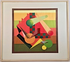 Listed Artist Gui Ju (Grace) Chang Signed Gouache Painting With Provanance