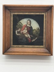 Framed Shadowbox Reproduction Of Raphael’s “Madonna Della Seggiola By regal Art