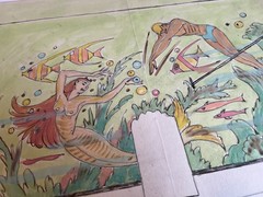 Antique Vintage Watercolor Art Painting by Hazel Frazee, Chicago, IL