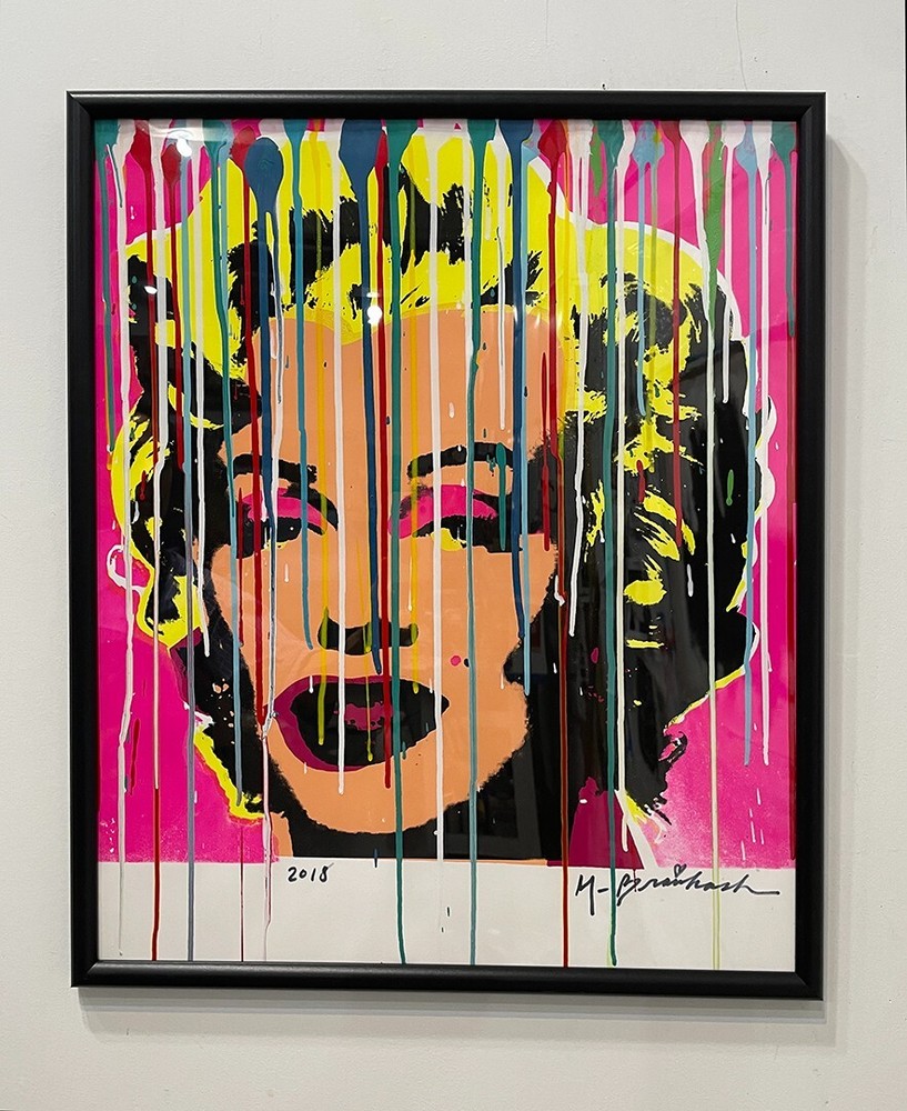 Mr. Brainwash Painting – Marilyn Monroe – Pop Artist-BANKSY- Andy Warhol art