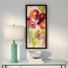 Brand New Coral And Emerald Garden I Panel I by Silvia Vassileva FLB128