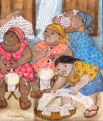 2000 VANICE AYRES LEITE BRAZILIAN LATIN AMERICAN FOLK ART NAIF PAINTING