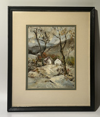 VTG Edith Cope Still Life Painting Framed & Matted Corona del Mar California