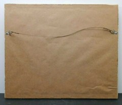 VINTAGE CHARCOAL ARTWORK ARTIST MONOGRAMMED ‚SPECTATORS‘ MUSEUM QUALITY FRAMING
