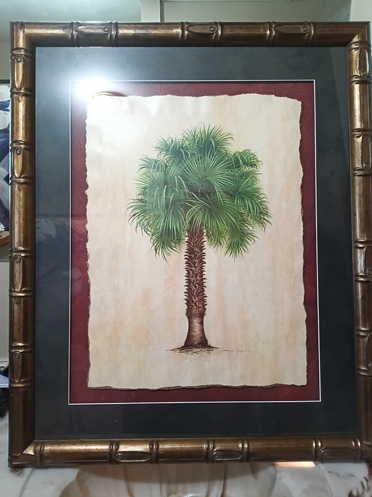Carabe Palm l & li By Steve Butler Tropical Tree Contemporary (1970-2020)