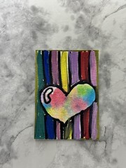 aceo atc original artist trading cards kids kahea gr8w8art acrylic marker