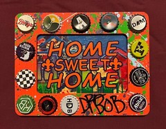 HOME SWEET HOME Classic New Orleans Louisiana Outsider Folk Art by DR. BOB