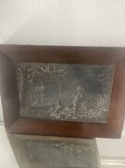 „The vision of St Hubert“ Metal Work In Austria Embossed 12” X 8”
