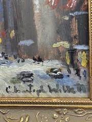 Christopher Willett Signed Oil Painting (New York City)