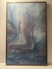 Large Painting Nature Iconic Surrealism Transcendentalism Maire Palme 48″ WOMEN