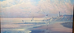 Commemorative August Holland ASMA Seagulls On the Light Fine Art gallery