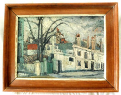 VERY FINE ANTIQUE FRENCH SCHOOL SIGNED ORIGINAL IMPRESSIONISM OIL PAINTING